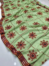 Hand Embroidered Swiss Lawn Chadar