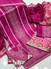 Unstitch Shamoze Silk 3 PC