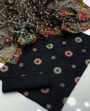 Unstitch Raw Silk 3 PC