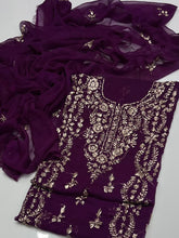 Unstitch Chiffon 2 PC