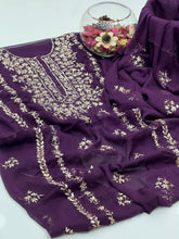 Unstitch Chiffon 2 PC
