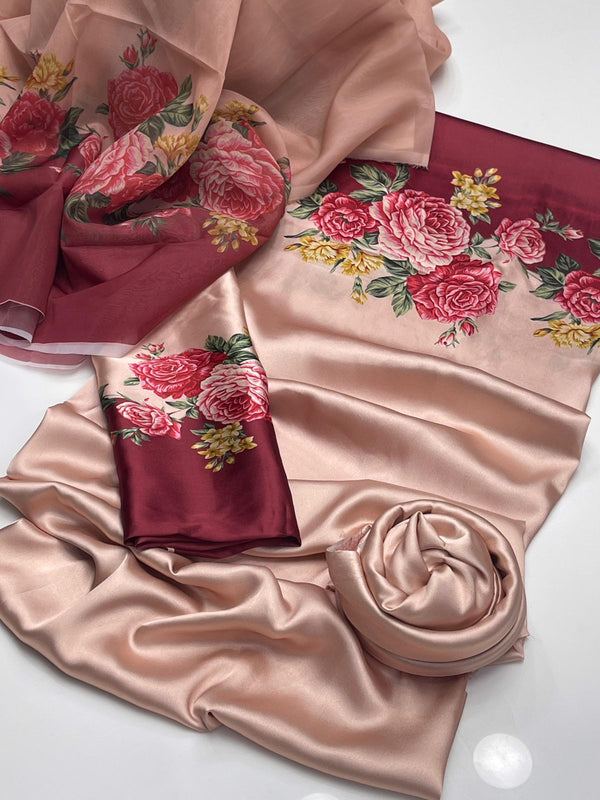 Unstitch Shamoze Silk 3 PC