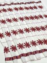 Hand Embroidered Swiss Lawn Chadar