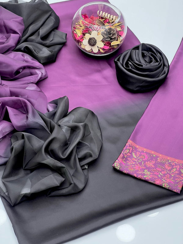 Unstitch Shamoze Silk 3 PC
