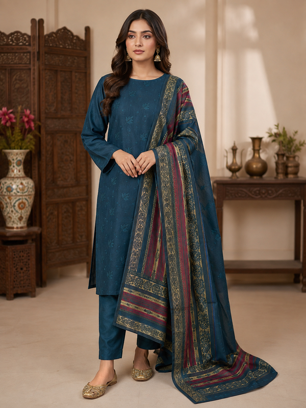 Unstitch Khaddi Marina 3 PC