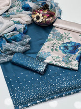 Unstitch Shamoze Silk 3 PC