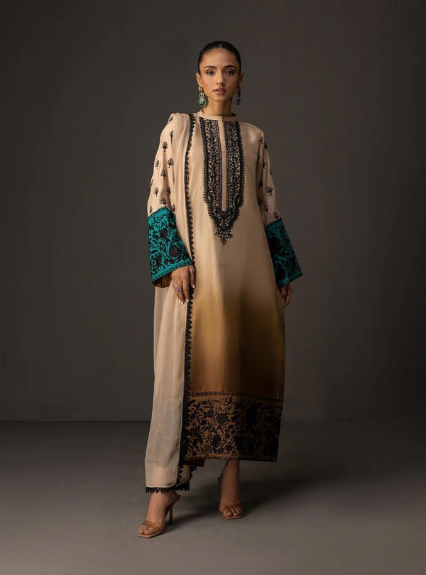 Unstitch Shamoze Silk 3 PC