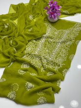 Unstitch HandEmbroided Chiffon 2 PC