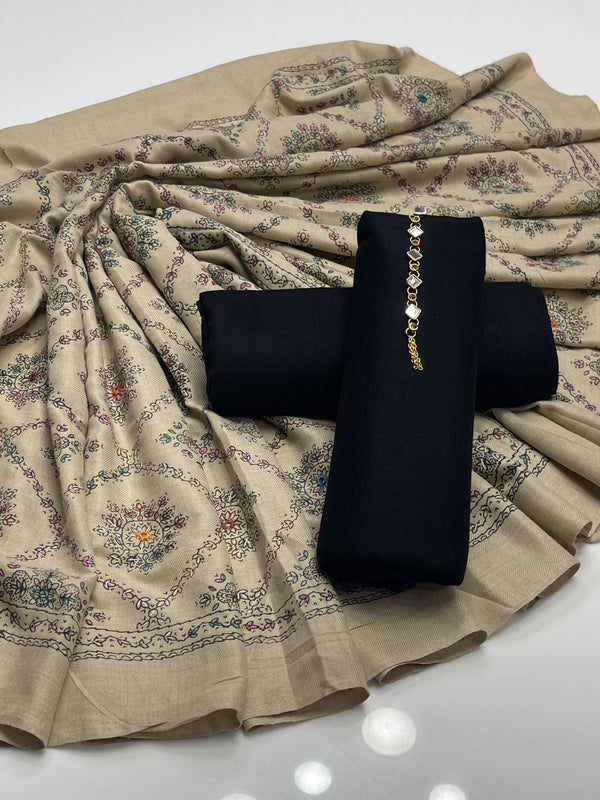 Unstitch Pashmina Wool 3 PC