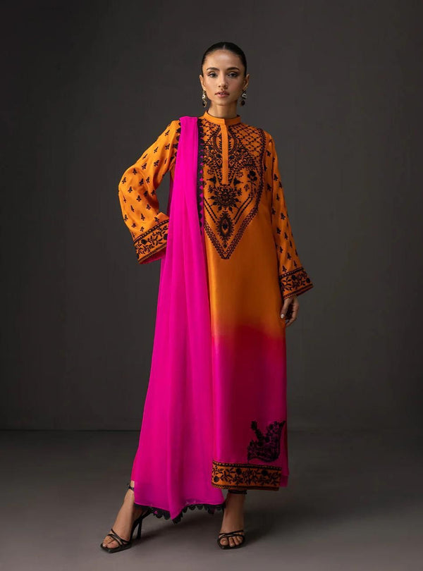 Unstitch Shamoze Silk 3 PC
