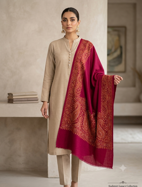 Unstitch Pashmina Wool 3 PC