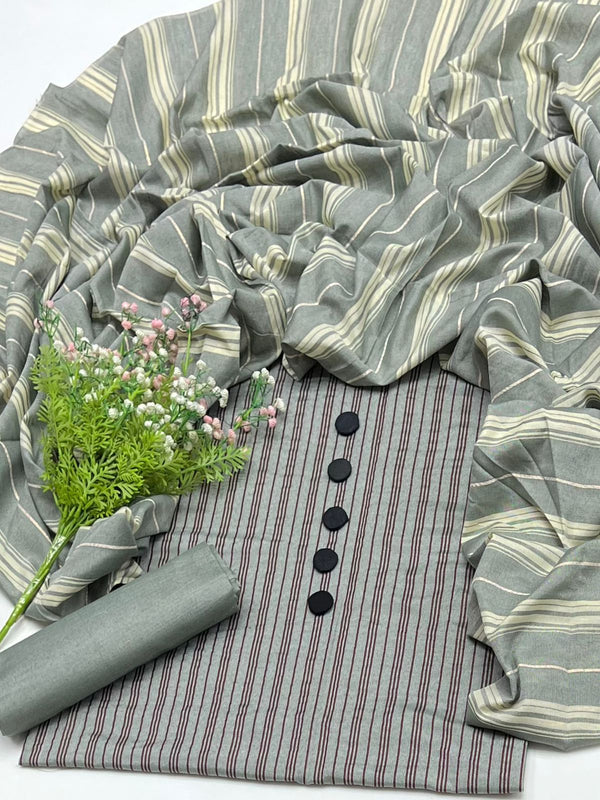 Unstitch Khaddi Lawn 3 PC