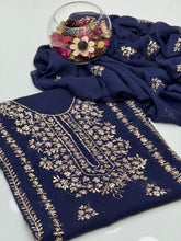 Unstitch Chiffon 2 PC