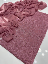 Unstitch Hand Embroided Chiffon 2 PC