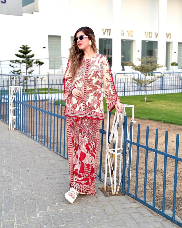 Unstitch Shamoze Silk 3 PC