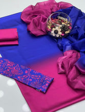 Unstitch Shamoze Silk 3 PC