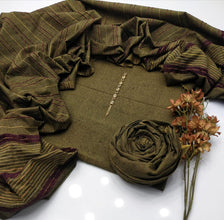 Unstitch Cotton Khaadi 3 PC