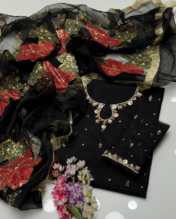 Unstitch Organza 2 PC