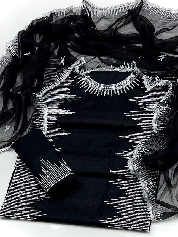 Unstitch Lawn Cotton 3 PC