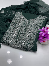 Unstitch HandEmbroided Chiffon 2 PC