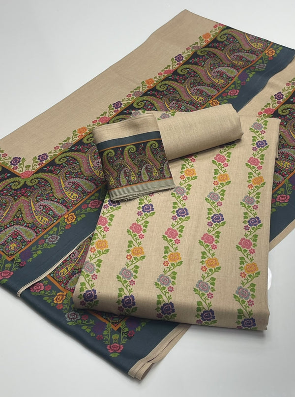 Unstitch Pashmina Wool 3 PC