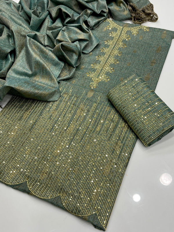 Unstitch Khaddar 3 PC