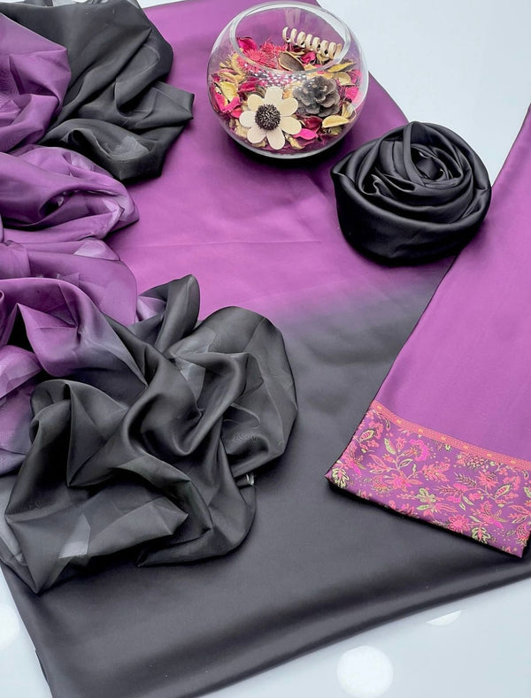 Unstitch Shamoze Silk 3 PC