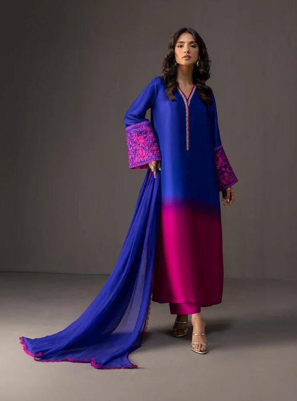 Unstitch Shamoze Silk 3 PC