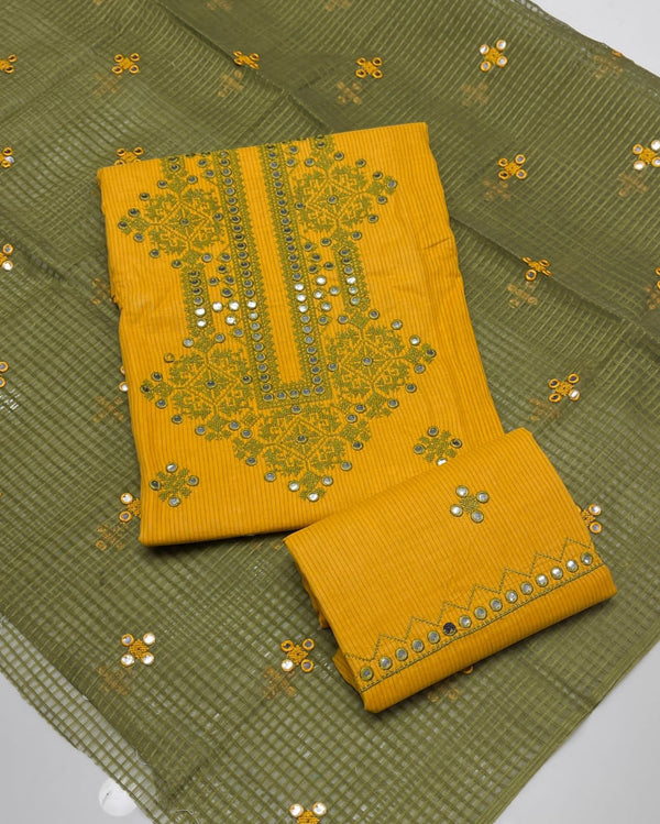 Unstitch Cotton Khaddi 3 PC
