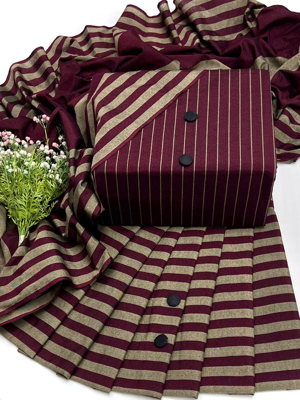 Unstitch Khaddar 3 PC