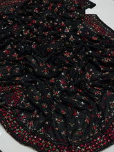 Hand Embroidered Swiss Lawn Chadar