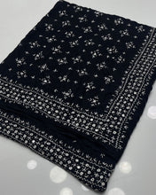 Hand Embroidered Swiss Lawn Chadar