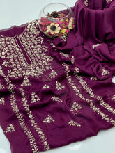Unstitch Chiffon 2 PC