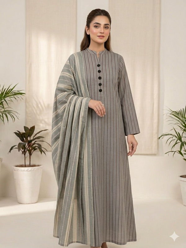 Unstitch Khaddi Lawn 3 PC