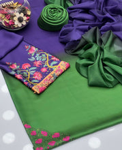 Unstitch Shamoze Silk 3 PC