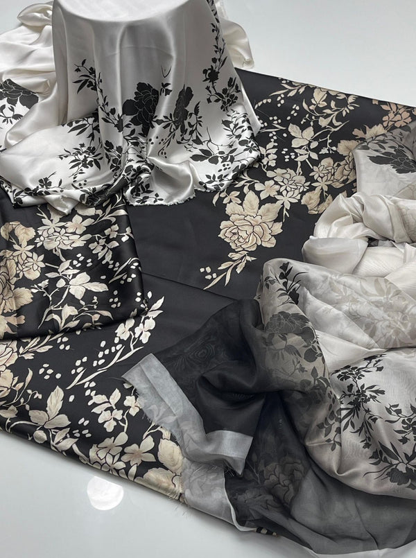 Unstitch Shamoze Silk 3 PC