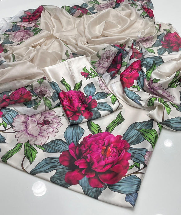 Unstitch Shamoze Silk 3 PC