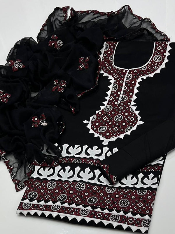 Unstitch Lawn Cotton 3 PC
