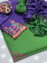 Unstitch Shamoze Silk 3 PC