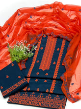 Unstitch Lawn Cotton 3 PC