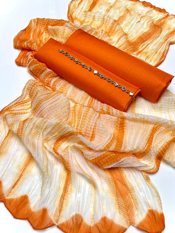 Unstitch Kathan Silk 3 PC