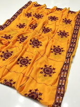 Hand Embroidered Swiss Lawn Chadar