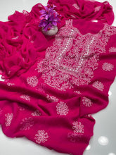 Unstitch HandEmbroided Chiffon 2 PC