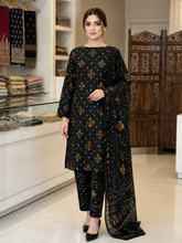 Unstitch Linen Chunri 3 PC