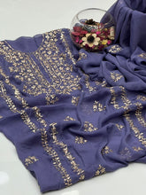 Unstitch Chiffon 2 PC