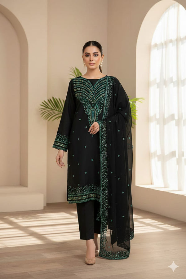 Unstitch Cotton 3 PC