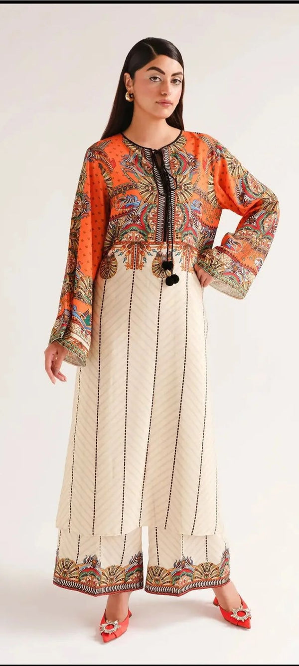 Unstitch Shamoze Silk 3 PC