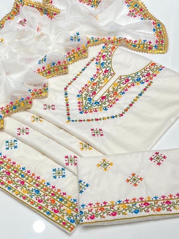 Unstitch Lawn Cotton 3 PC