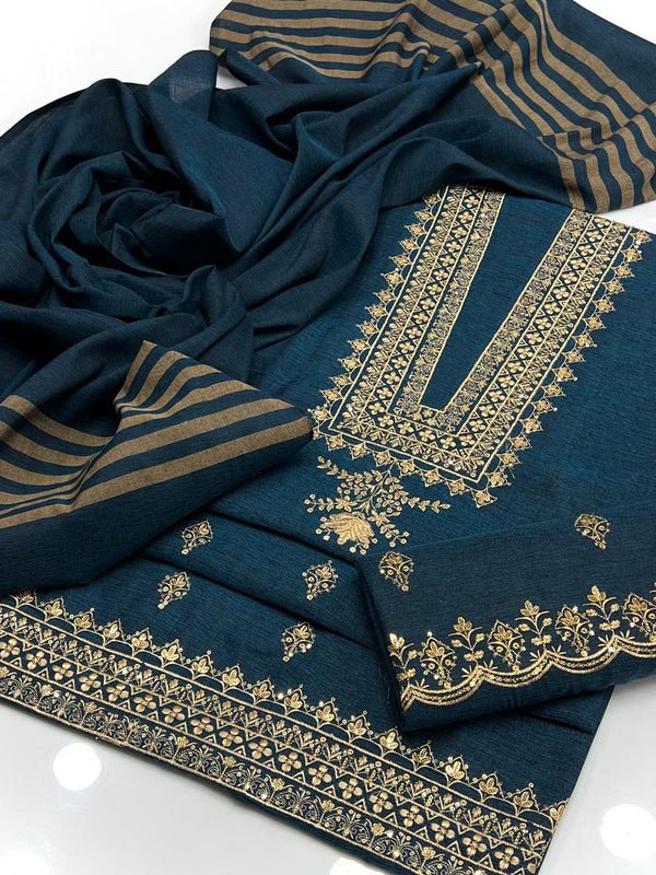 Unstitch Khaddar 3 PC