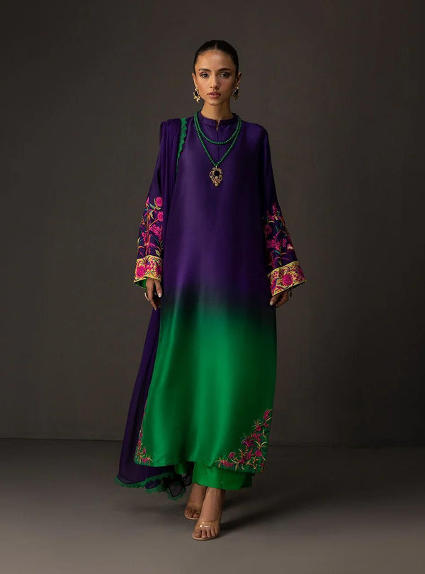 Unstitch Shamoze Silk 3 PC